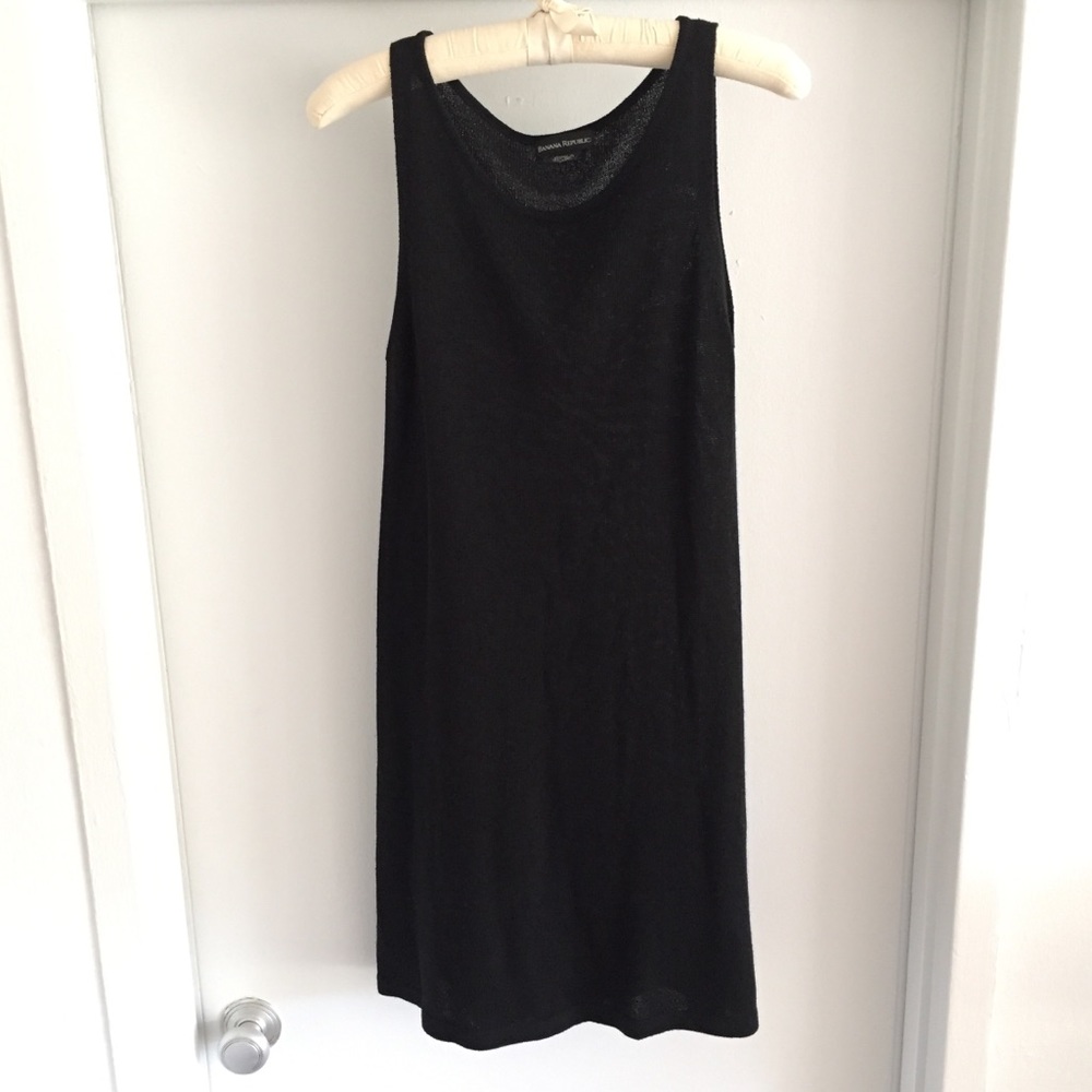 Banana Republic Sleeveless Black Dress Size Small